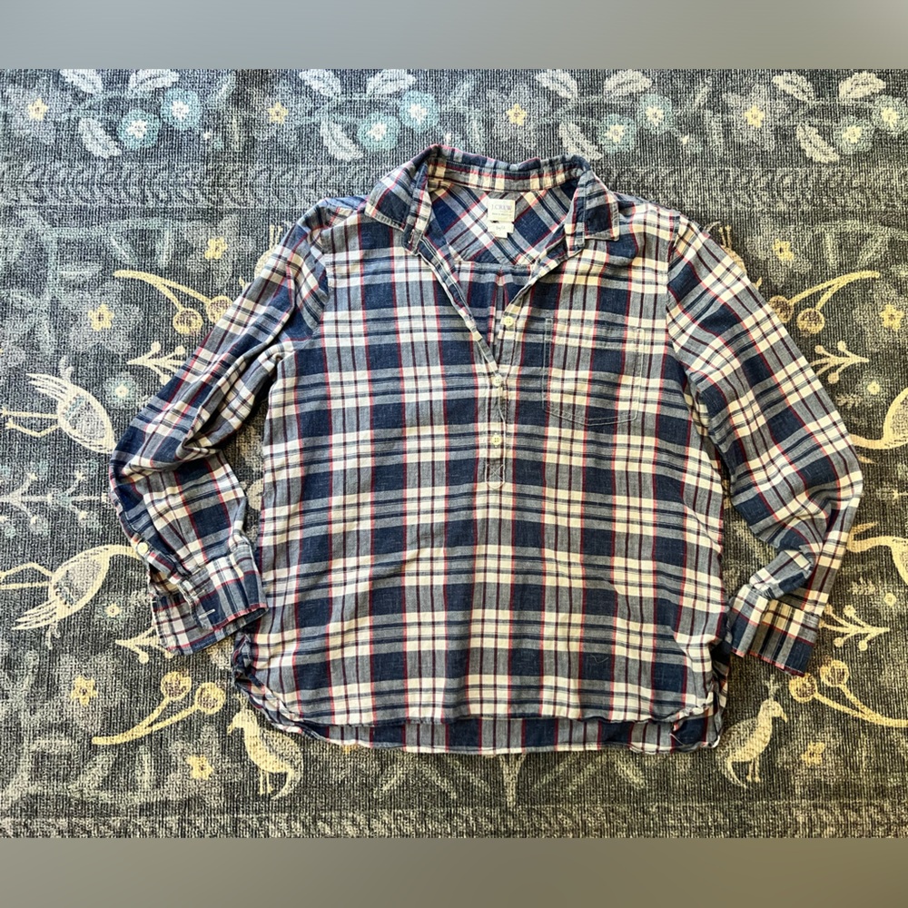 FINAL MARKDOWN PRICE J Crew plaid button down
